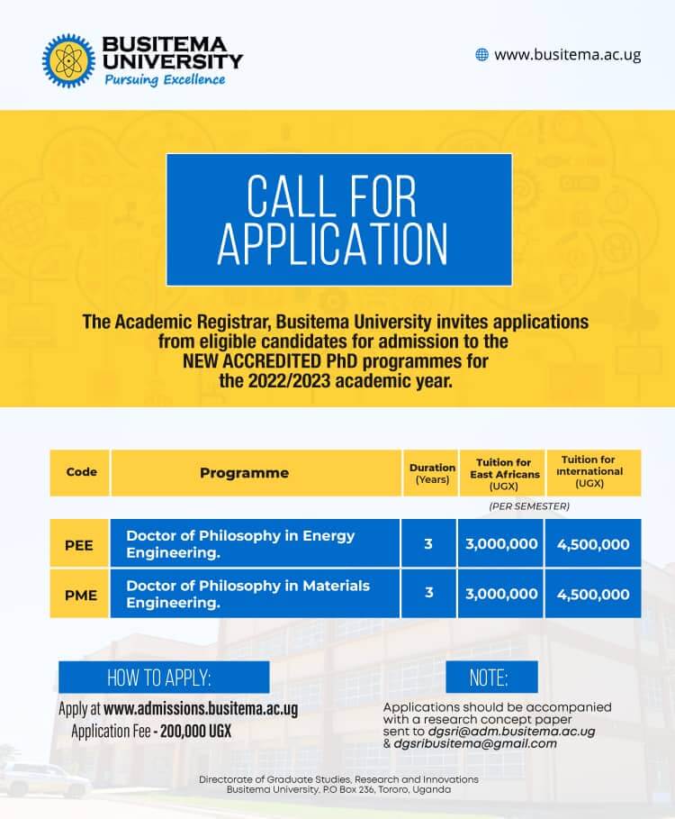 Call for Applications