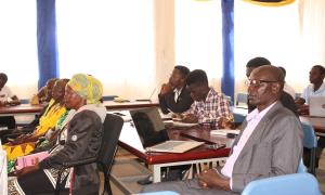 Participants engage during Busitema Open Access Week at the Faculty of Engineering Library, 20 Oct 2025.